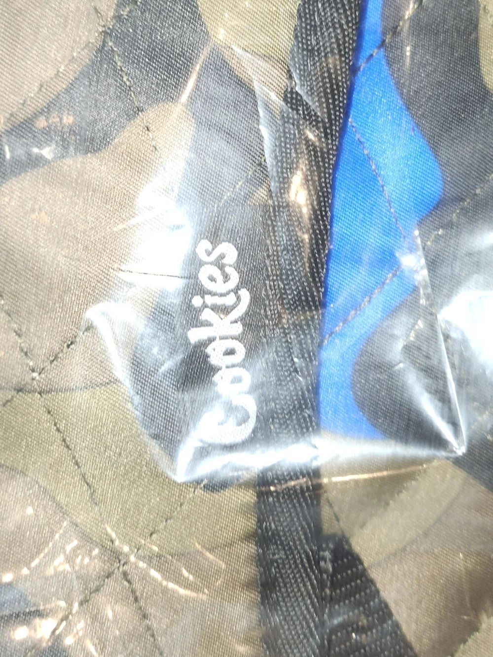 NEW Cookies SF V3 Quilted Smell-Proof Blue Camouflage Backpack